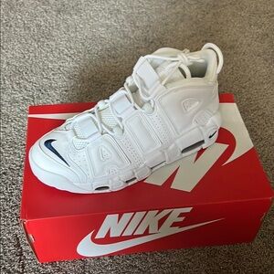 Nike Air More Uptempo 96 White White Midnight Navy